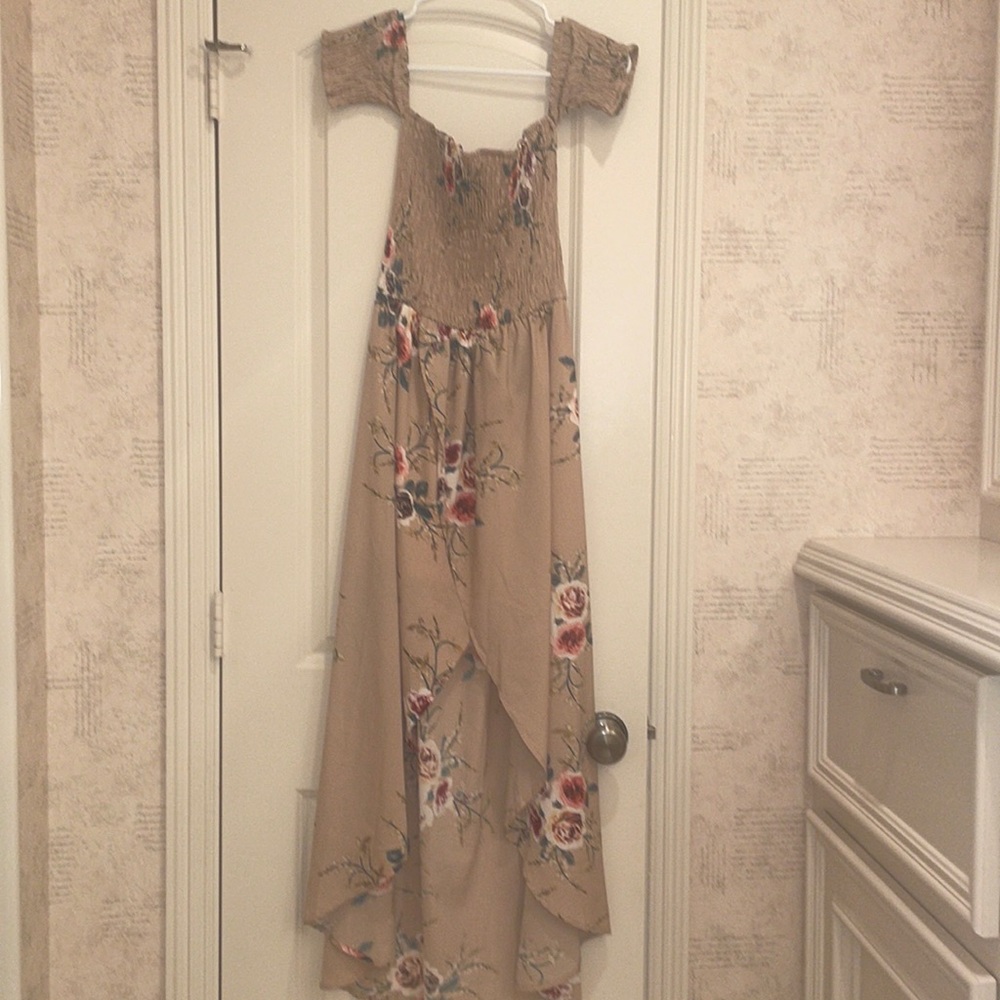 Off the shoulder summer dress